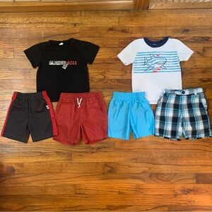 Baby Toddler Boy Outfits Bundle
4 Shorts & 2 SS Shirts 
Size 2T / 24 Months